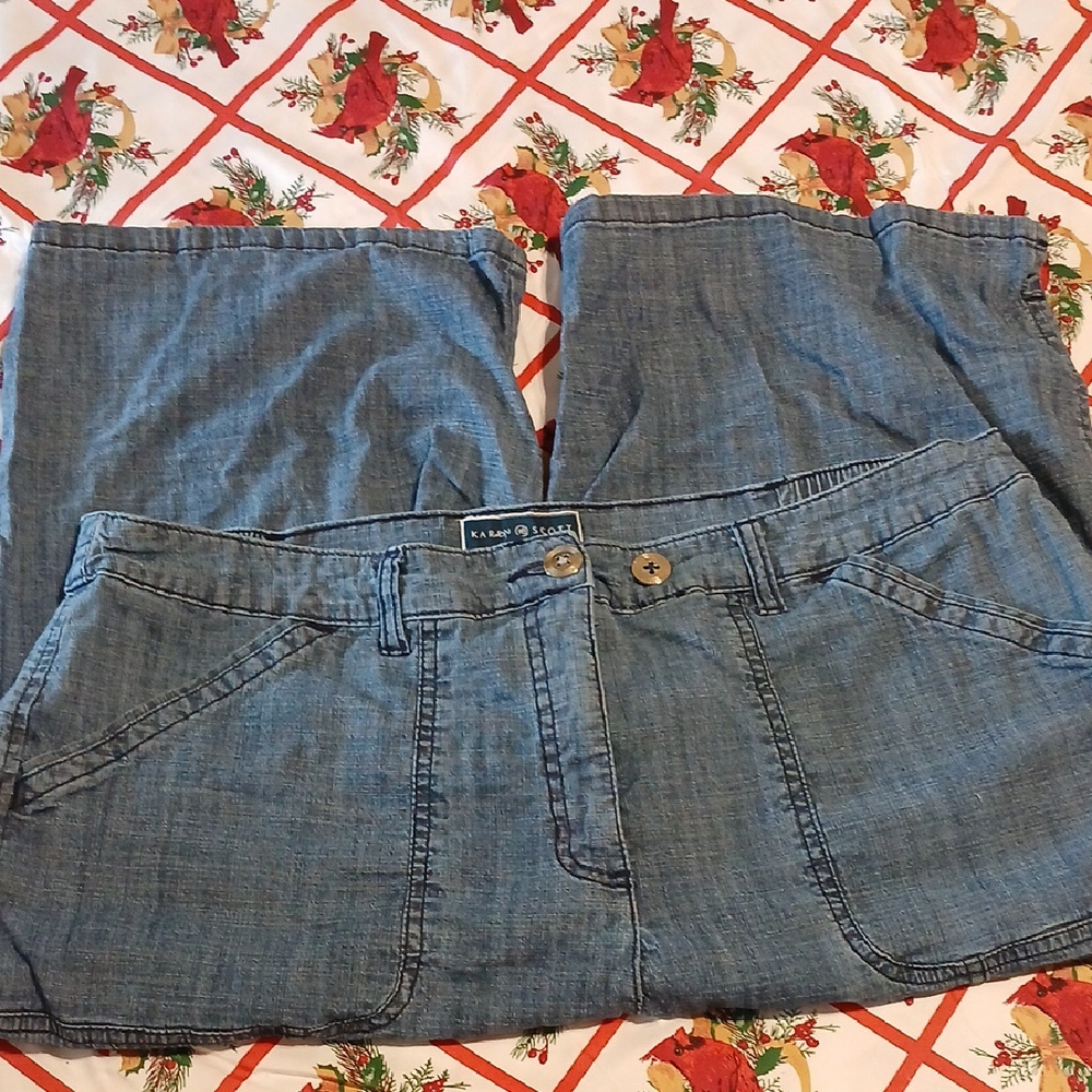 Karen Scott woman's jean capris 16